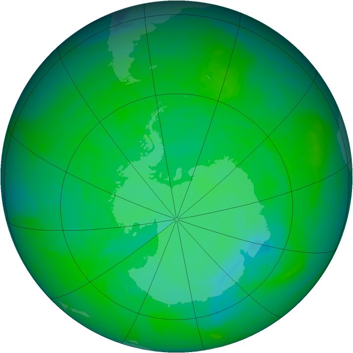 Ozone Map 2002-11-22